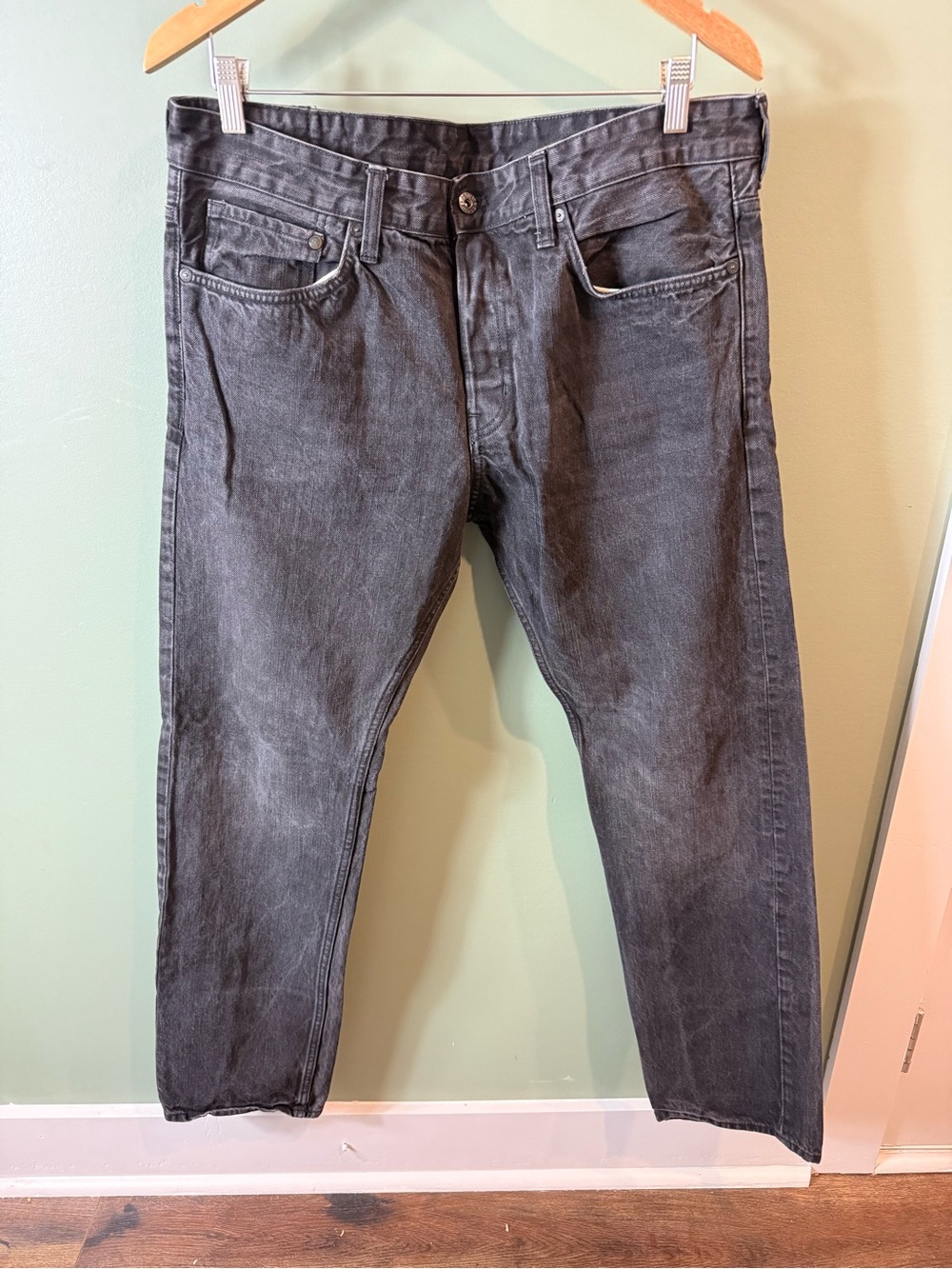Men's Gray Casual Jeans